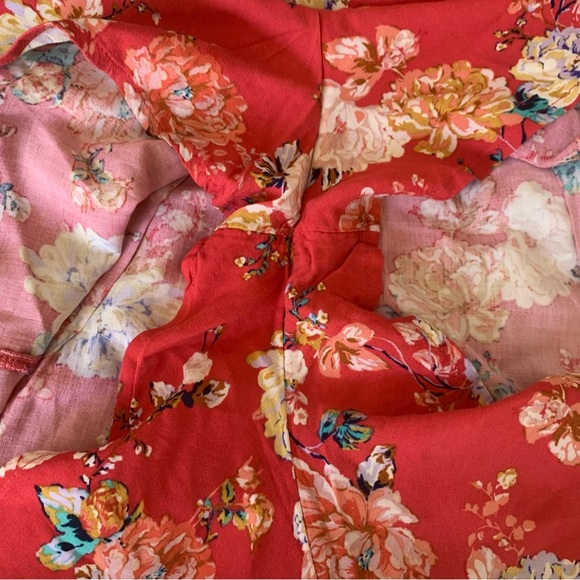 O’Neil Liame Tank Romper Red floral - Picture 14 of 15